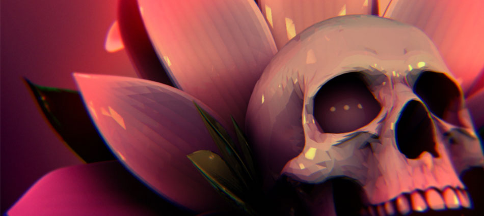 Totenkopfblume