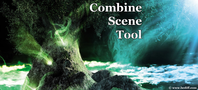 combine scene tool header