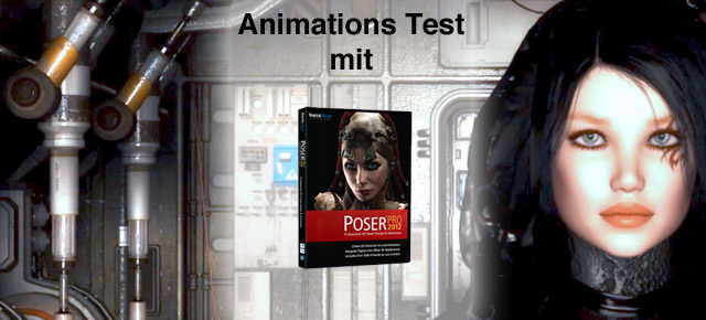 Animations test mit Poser Pro 2012