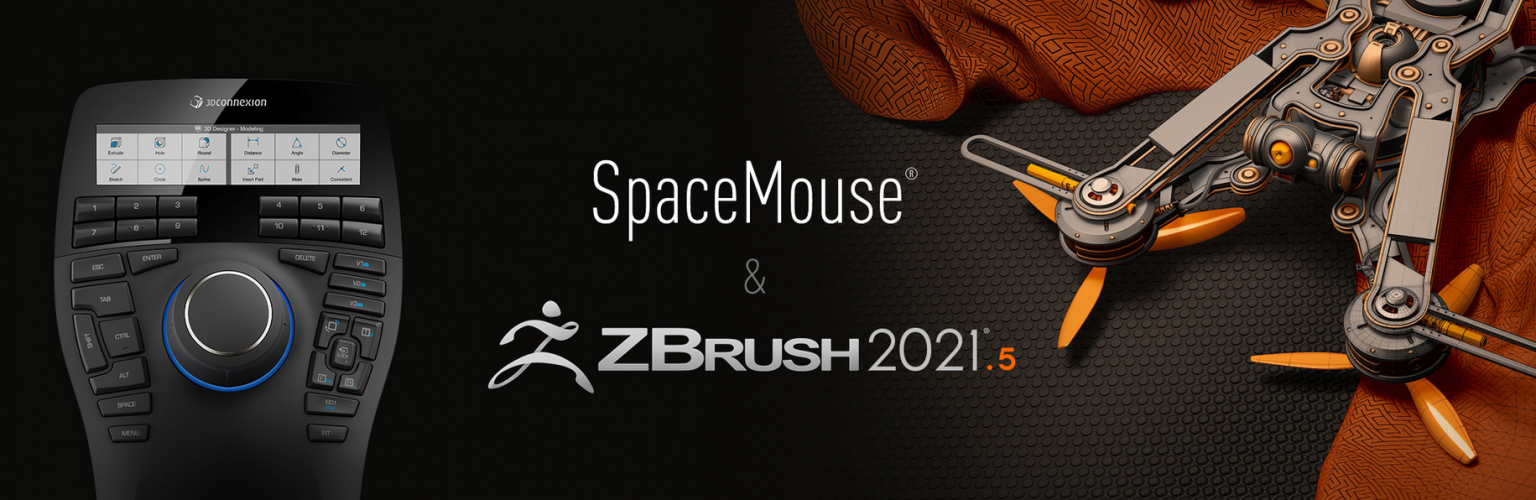 setup 3d spacemouse with zbrush