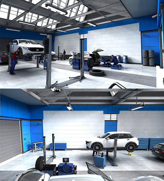 3D-Scenes - Car Service 02 - Plus