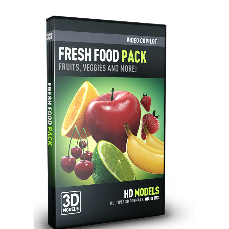 3D Model Pack - Fresh Food