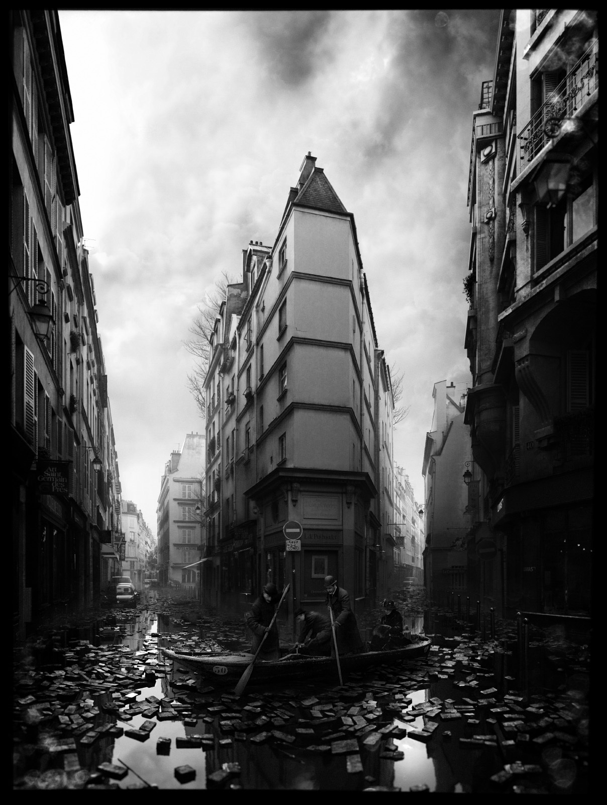 d ds max photoshop vray Rue de Seine viktor fretyán