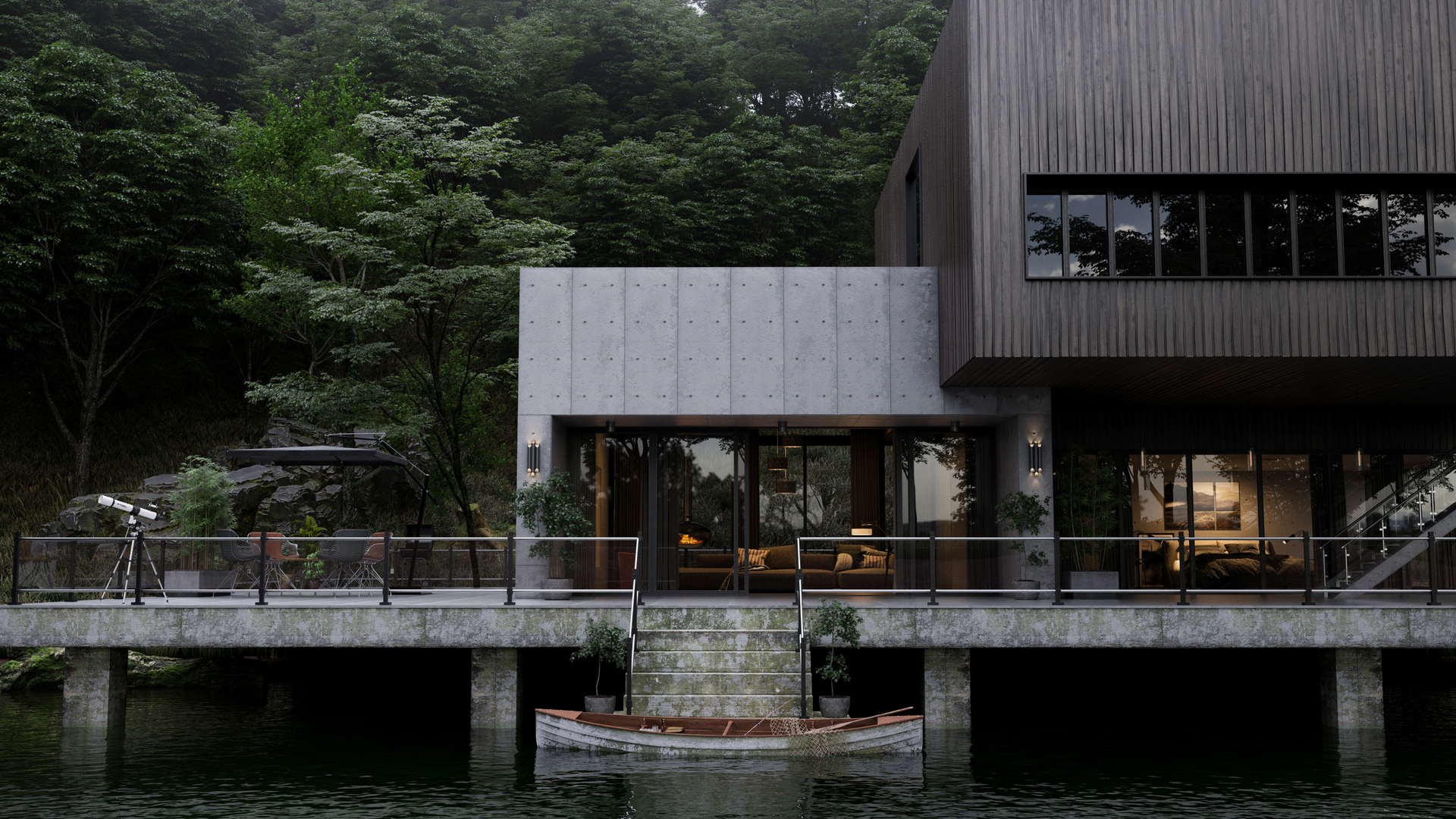 d ds max Lake House farzadfiroozi