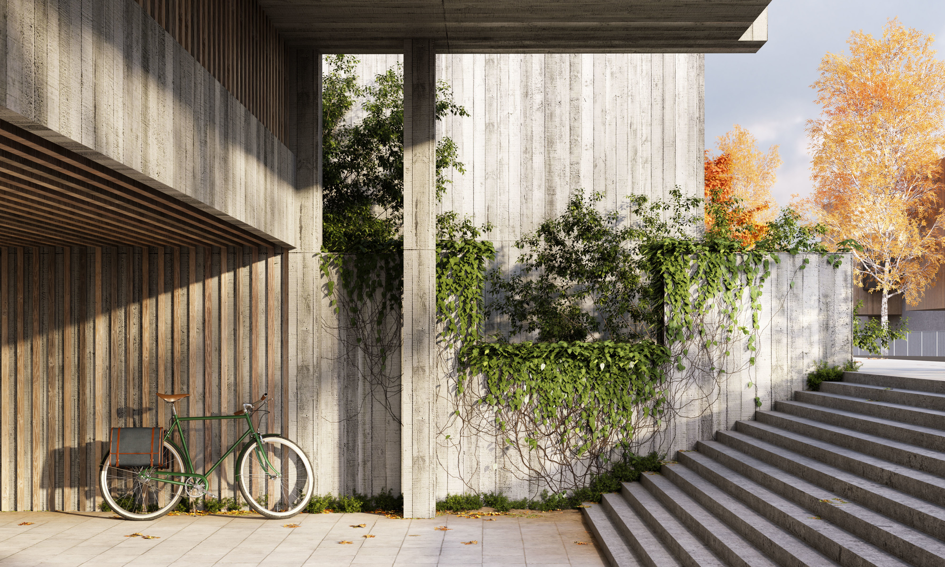 d PS dsmax vray itoosoftware forestpro stairwell tenbarsofsoap